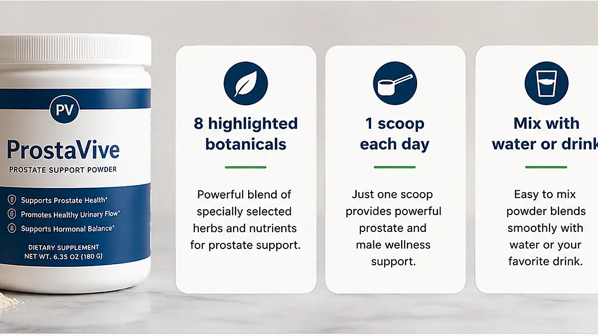 ProstaVive powder serving and formula overview